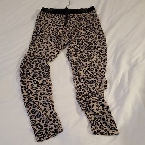 Chic Leopard Print Pajama Pants